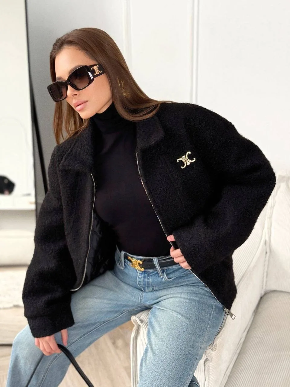 Бомбер букле CELINE — фото 2