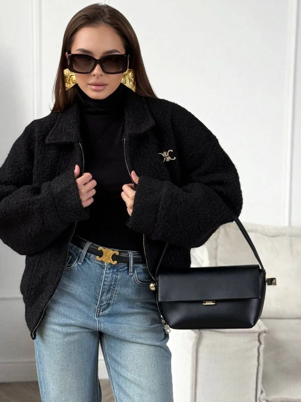 Бомбер букле CELINE — фото 11