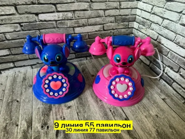 Игрушка Детский телефон в виде Стич — фото 1
