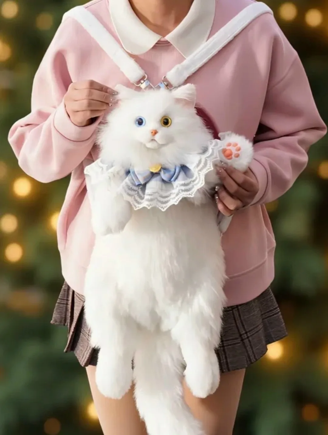Мягкая игрушка в виде кошки с функцией звука — фото 3