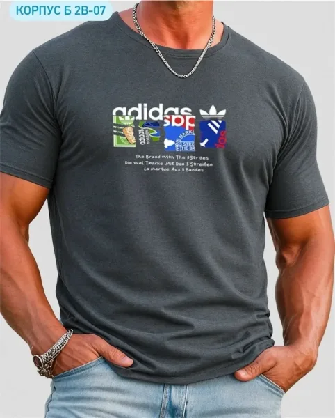 Мужская футболка из 100 хлопка — фото 3
