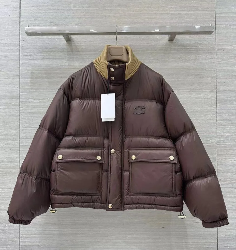 Куртка CELINE коричневая женская — фото 2