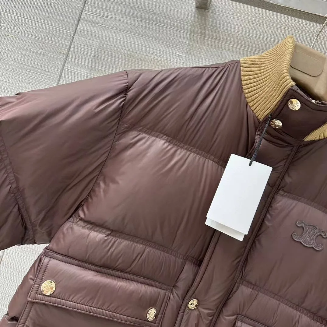 Куртка CELINE коричневая женская — фото 4