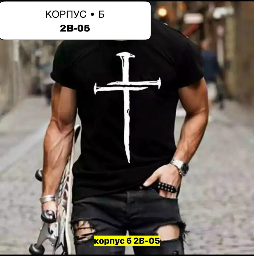 Мужская футболка из натурального хлопка — фото 7