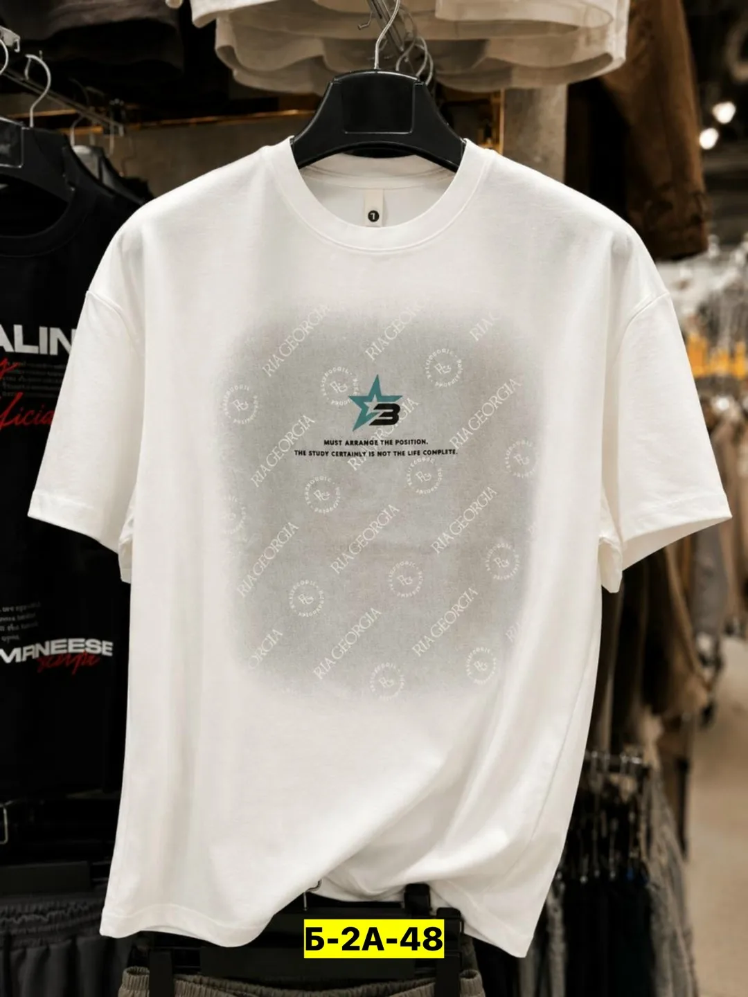 Футболка мужская оверсайз из 100 хлопка — фото 1