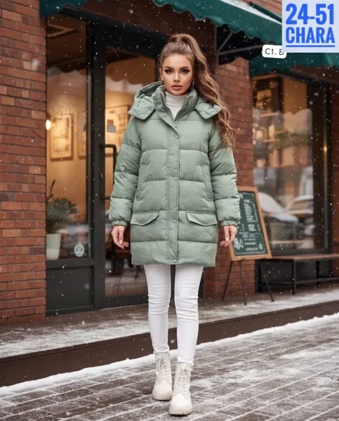 Куртка с капюшоном и подкладкой из ткани холофайбер — фото 1