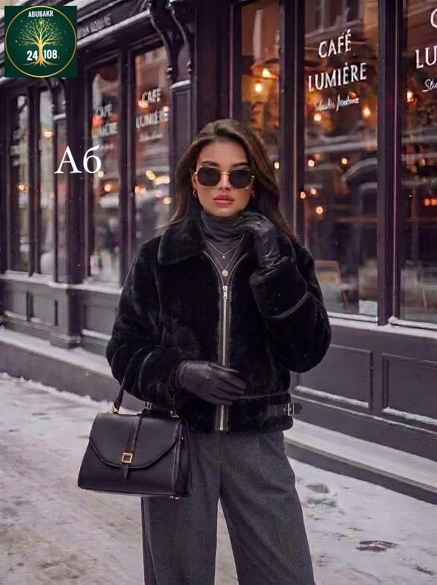 Одна из самых популярных дубленка года, кожа натуральная мех — фото 2