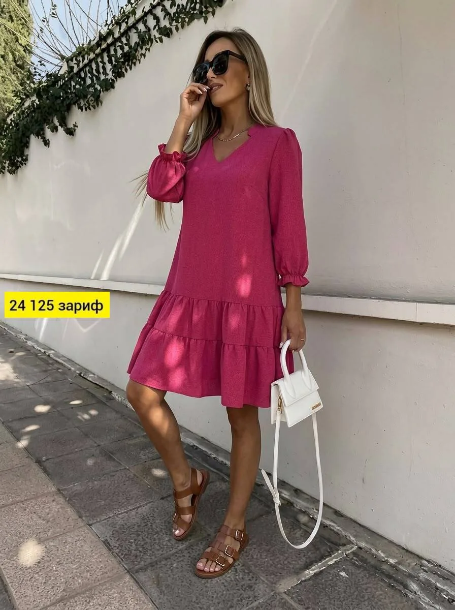 Платье из ткани Прадо — фото 7
