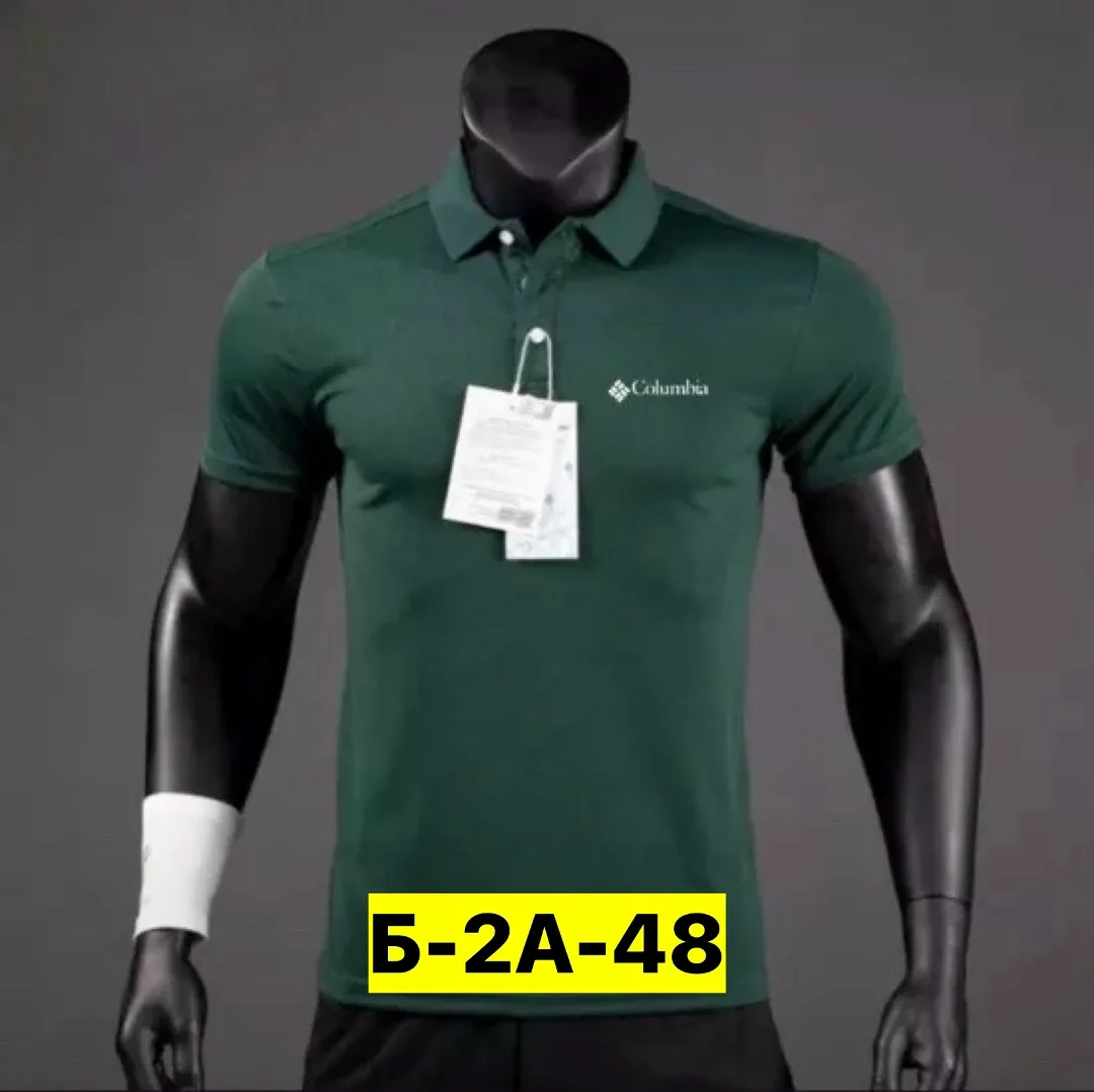 Мужская футболка-поло из натурального хлопка — фото 7