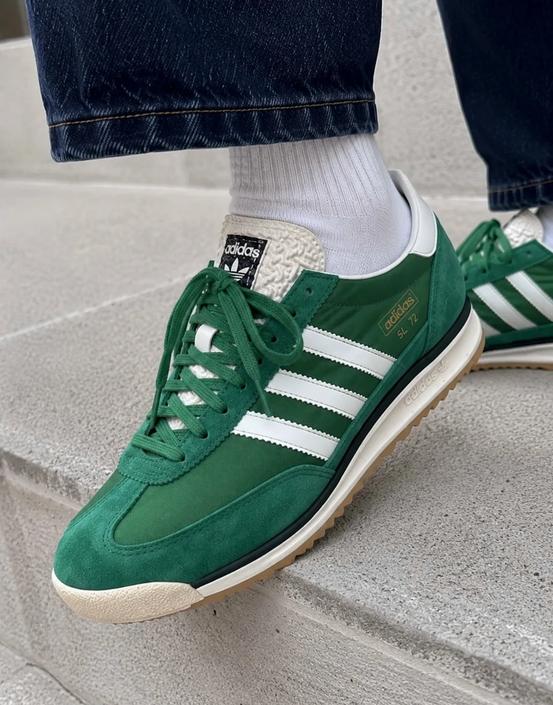 Adidas кеды натуральный замша — фото 9