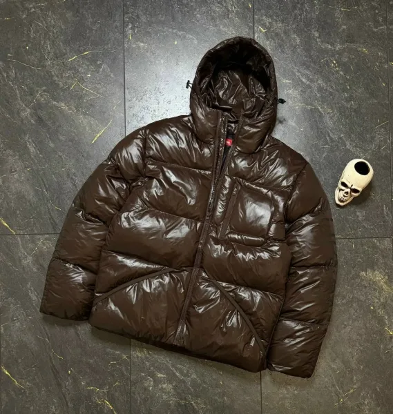 Куртка SUPREME из глянцевой ткани с цветочным принтом — фото 2