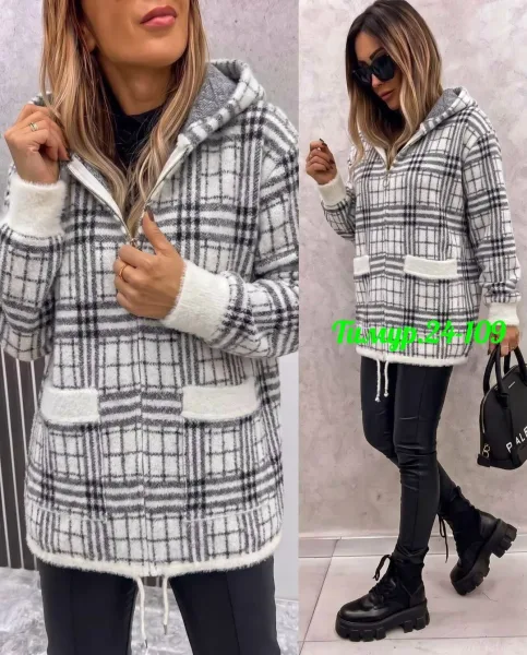 Кардиган из ткани алпака — фото 1