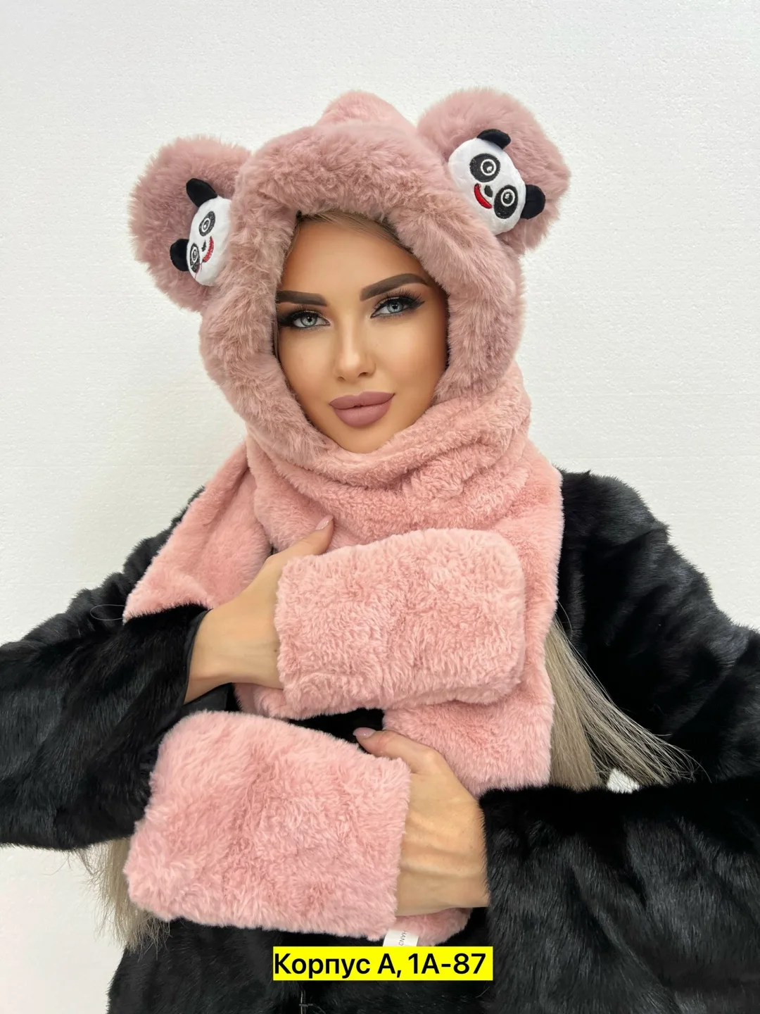 Шапка детская из хлопка — фото 4