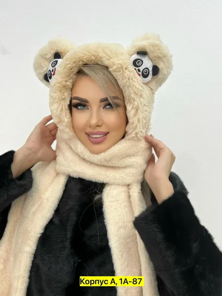Шапка детская из хлопка — фото 6