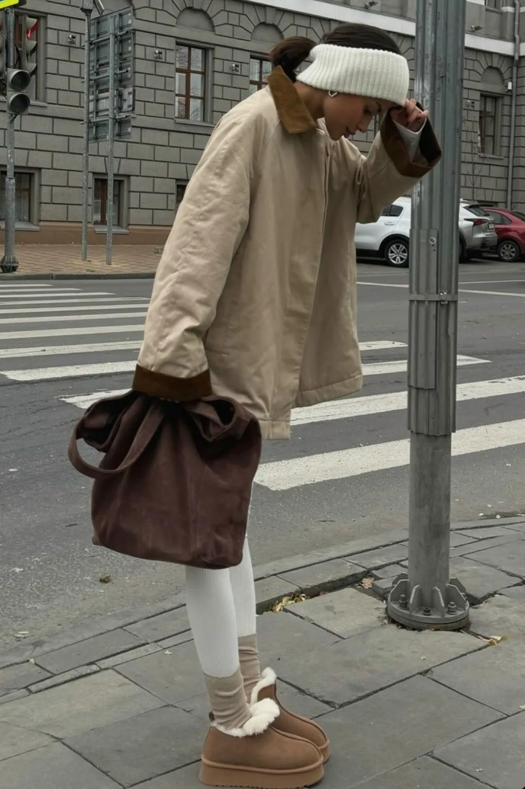Кашемировые лосины на флисе — фото 8