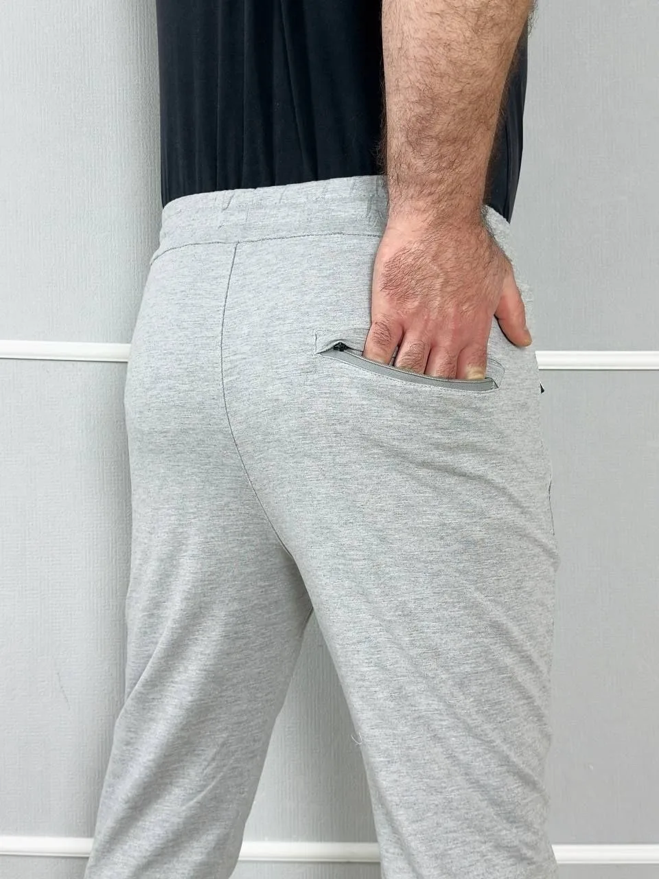 Спортивные штаны из натурального хлопка — фото 5