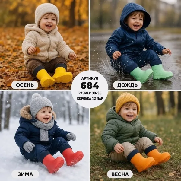Сапоги детские Эва — фото 1