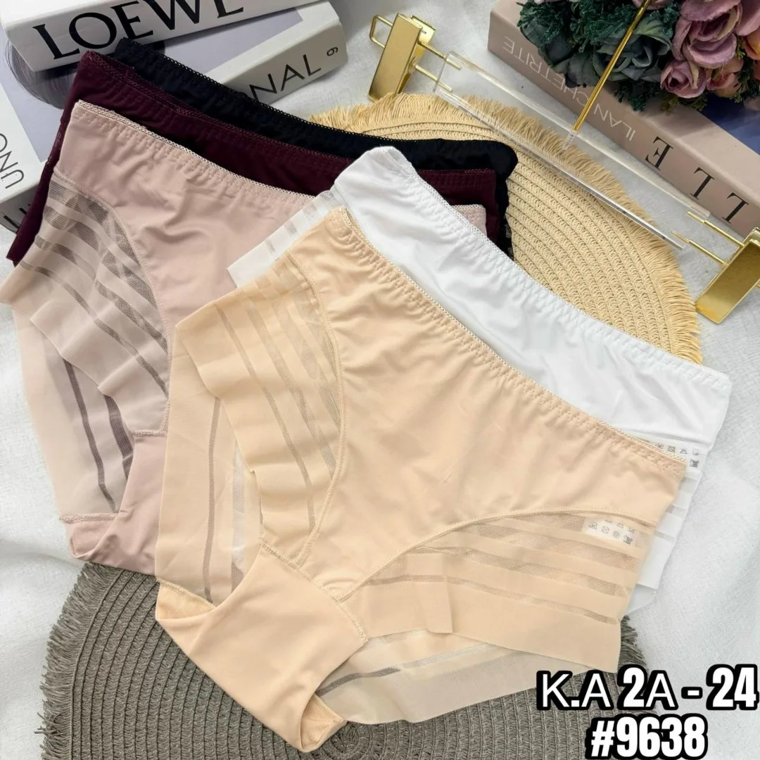Набор из 5 бесшовных трусов женских из спандекса — фото 5