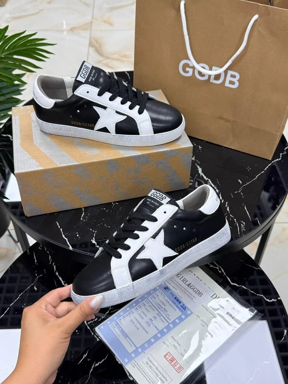 GOLDEN GOOSE кеды натуральная кожа — фото 9