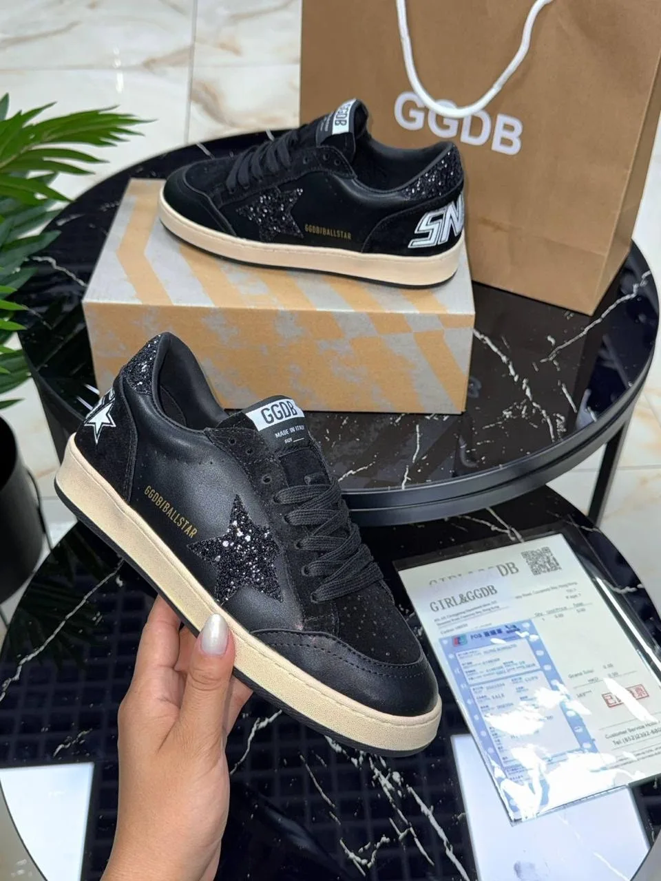 GOLDEN GOOSE кеды натуральная кожа — фото 10