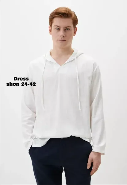 Рубашка из натурального льна — фото 2