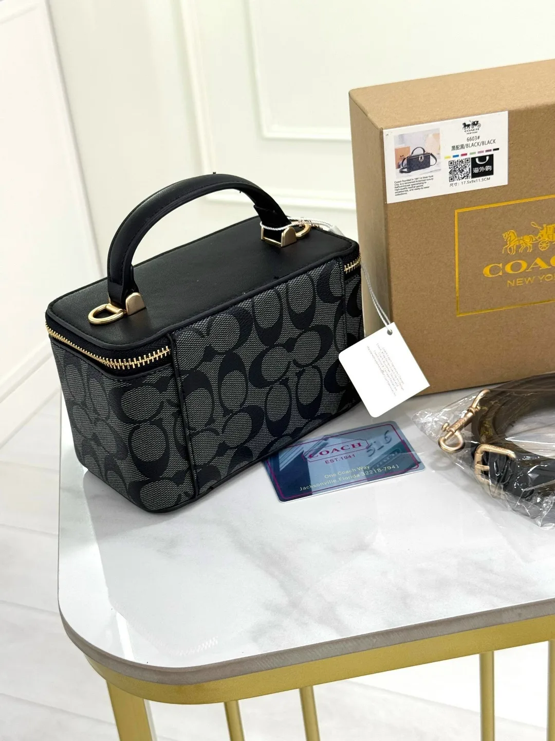 Сумка COACH из экокожи люкс — фото 3