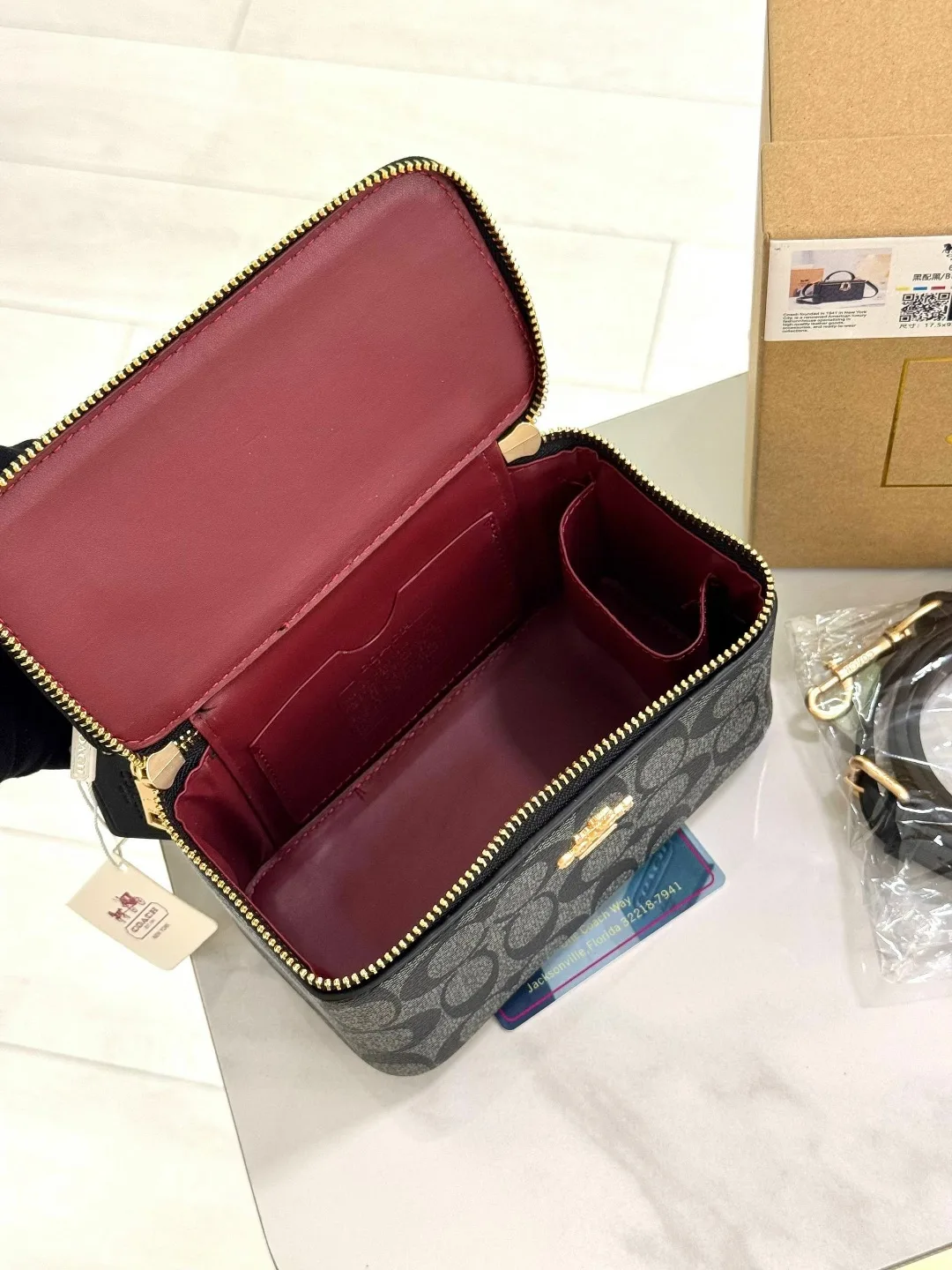 Сумка COACH из экокожи люкс — фото 5