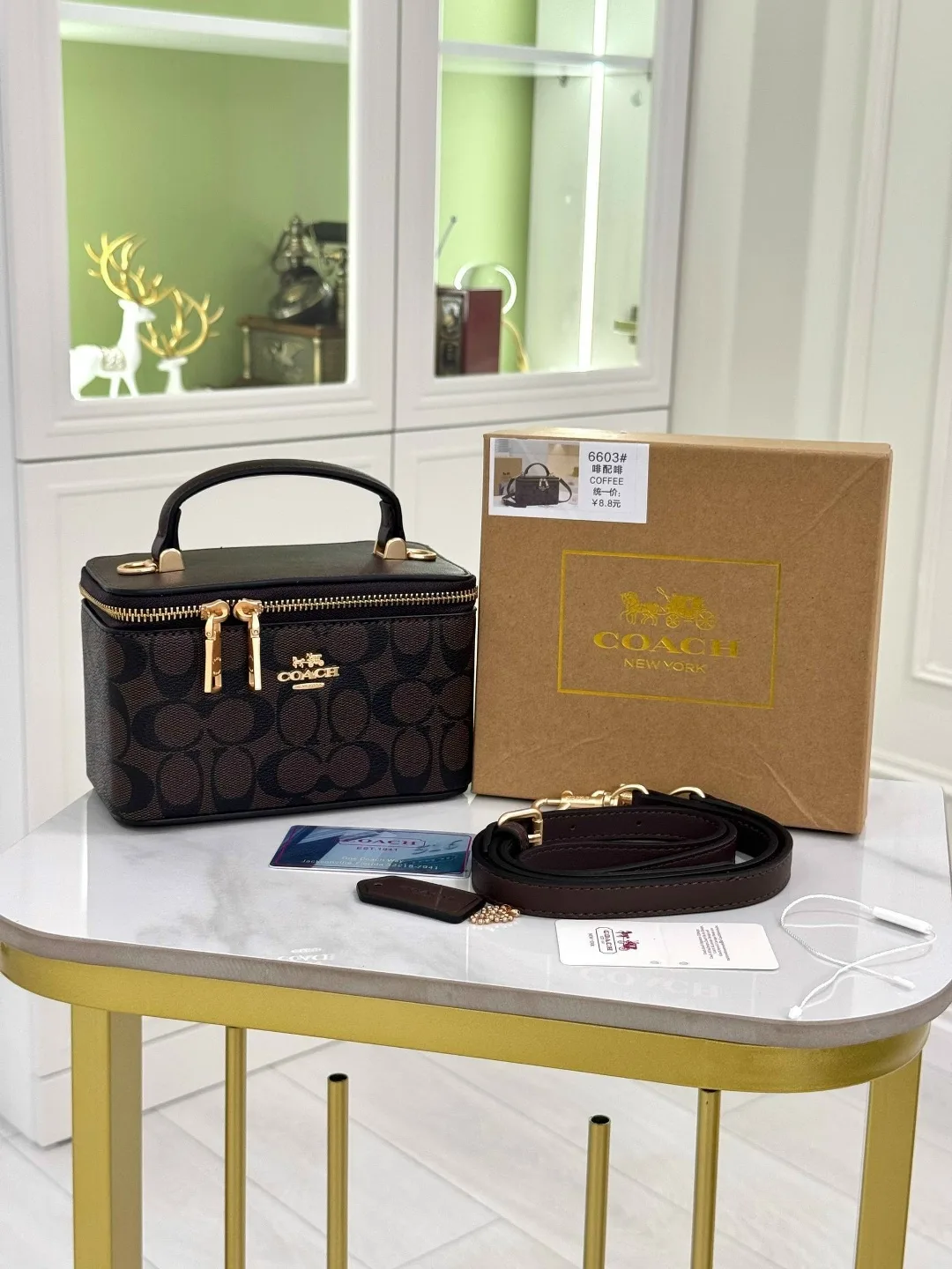 Сумка COACH из экокожи люкс — фото 6