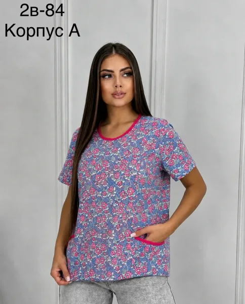 Футболка женская хлопок — фото 5
