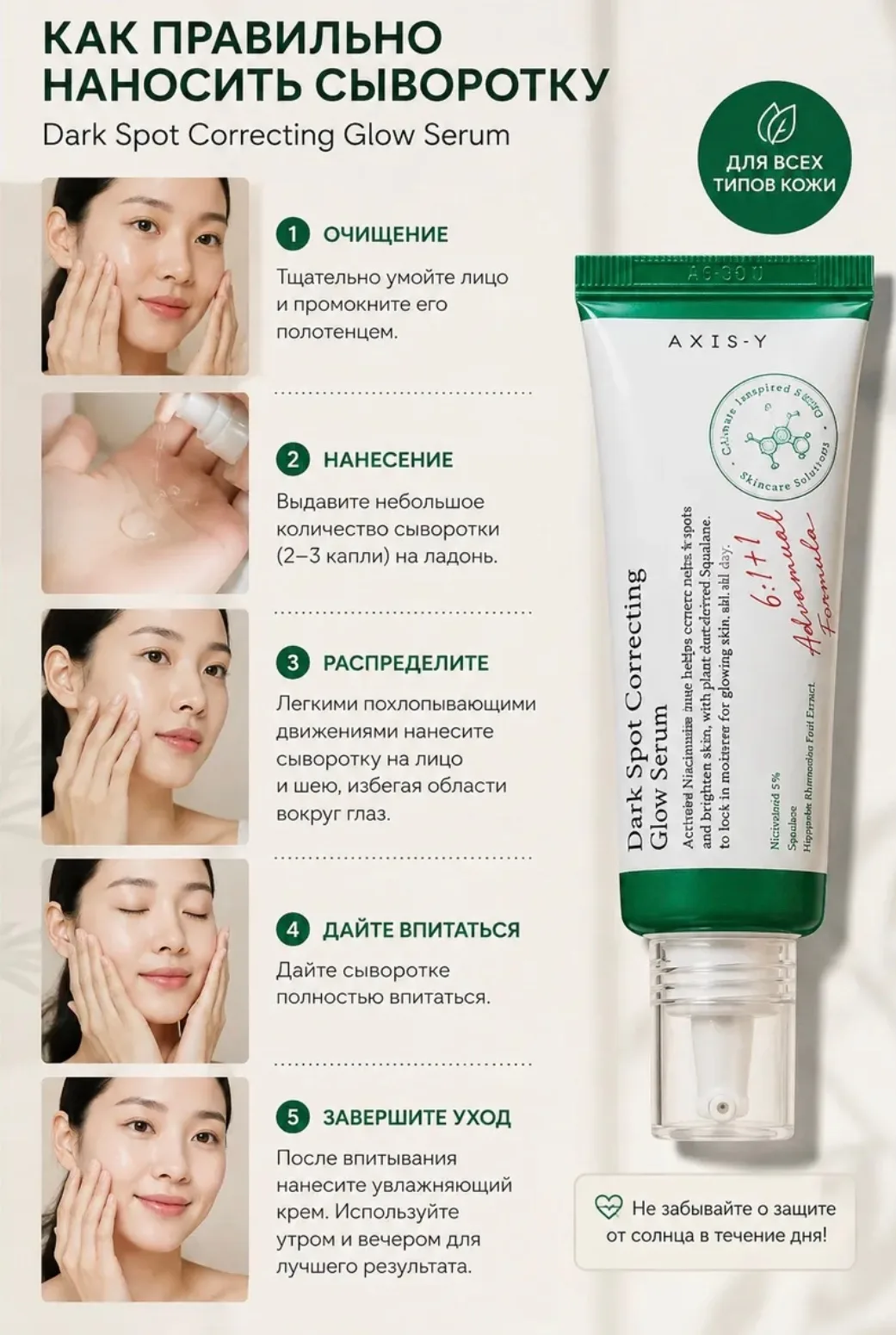 Axis-Y Dark Spot Correcting Сыворотка осветляющая против пигментных пятен — фото 2