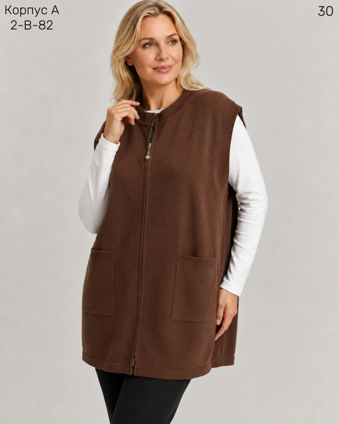 Жилет, хлопок 80 CASHMERE, 20 WOOL — фото 1