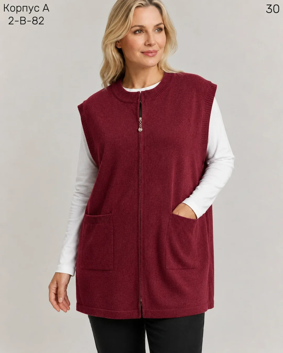 Жилет, хлопок 80 CASHMERE, 20 WOOL — фото 9