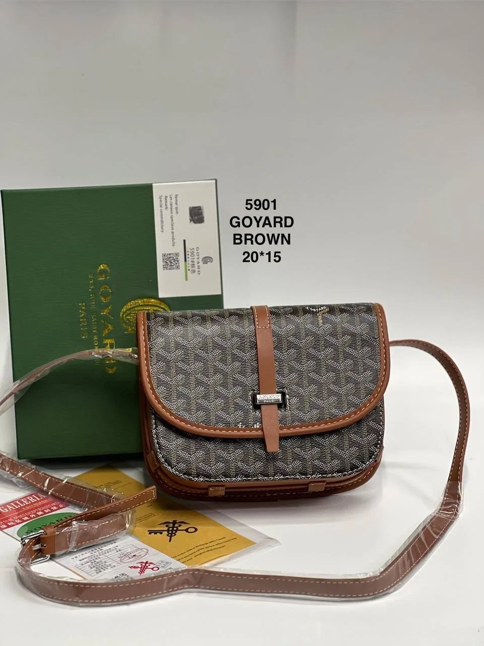 Сумка GOYARD из экокожи — фото 3