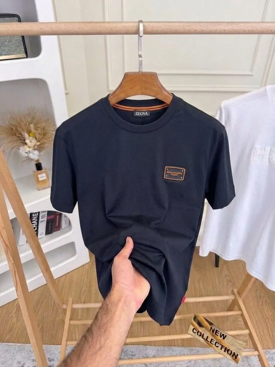 Футболка ZEGNA синий — фото 2