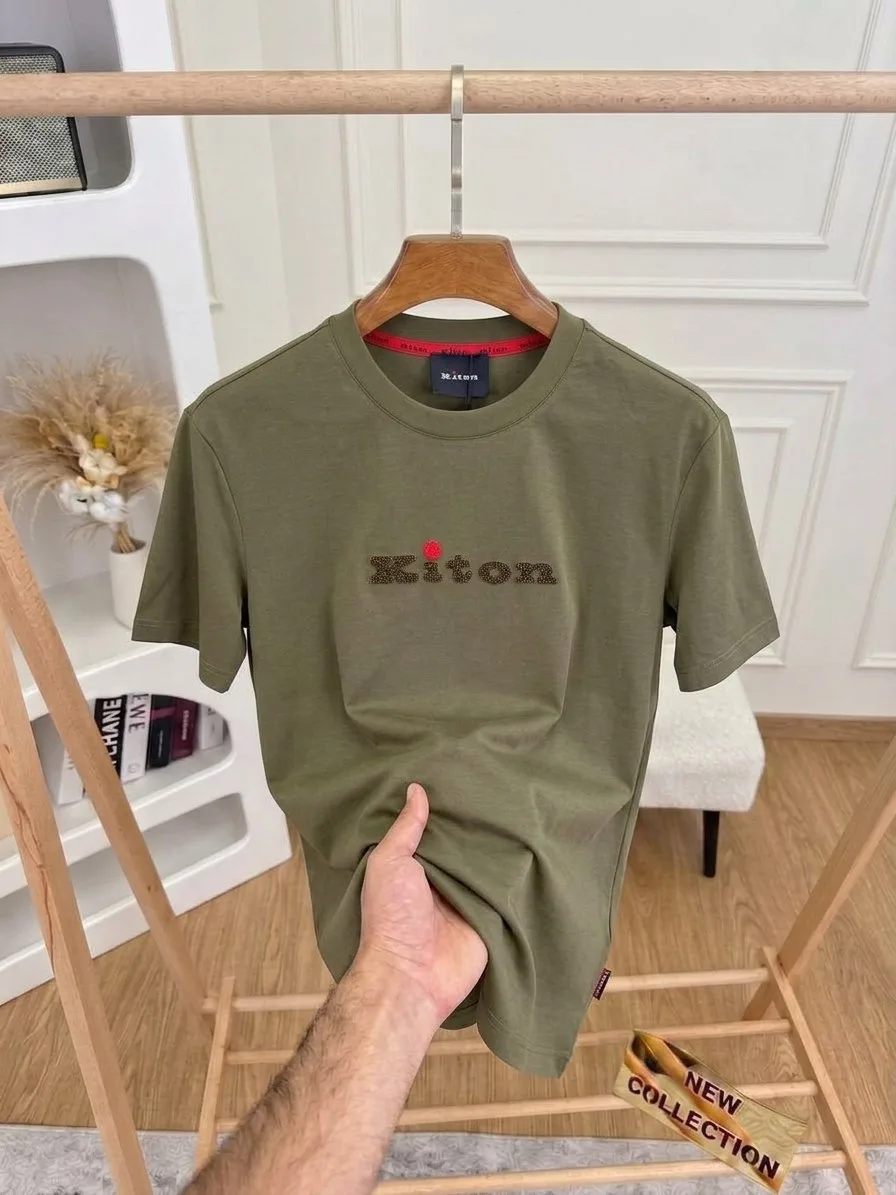 Футболка KITON мужская 100 хлопок — фото 4