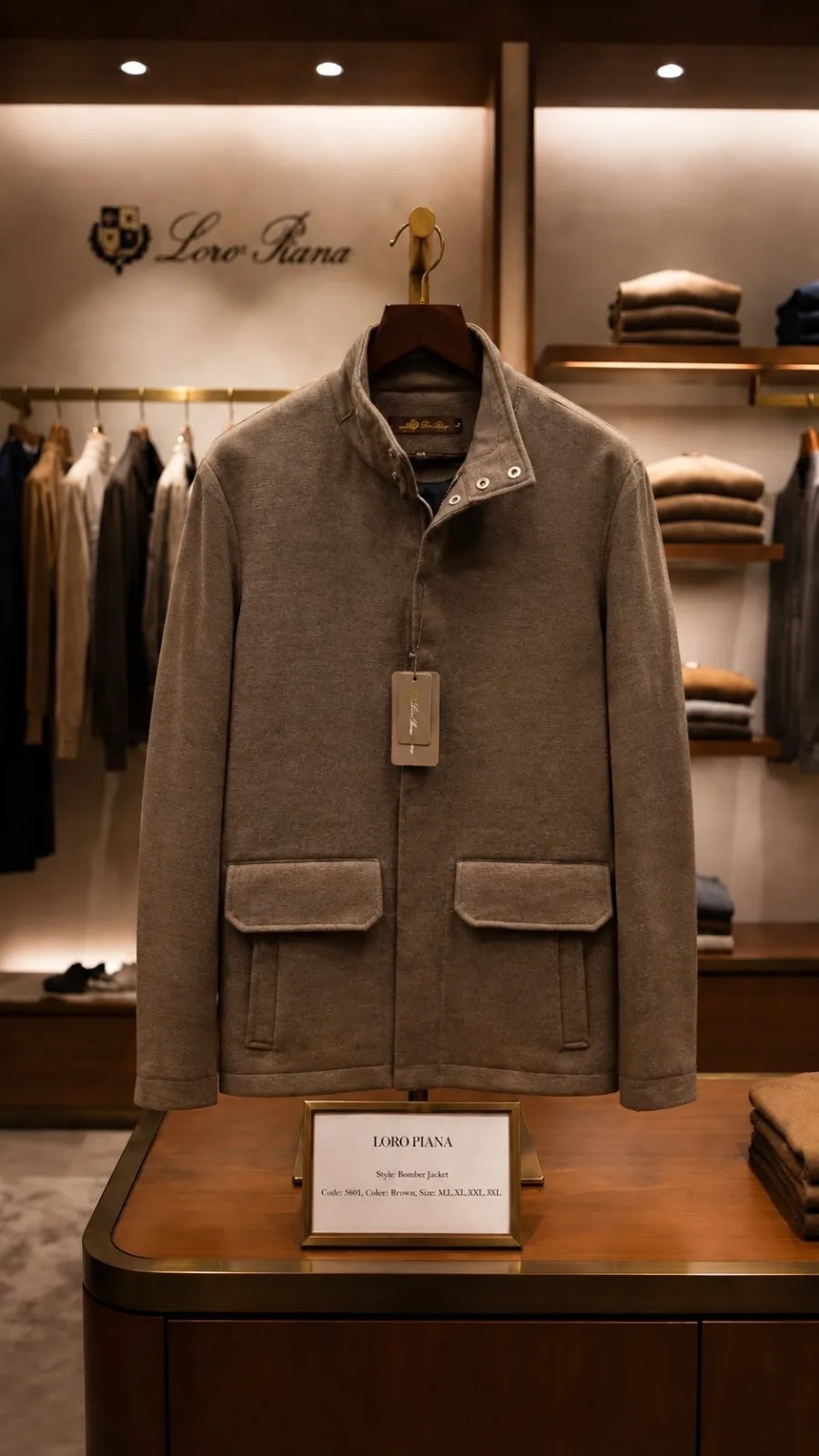 Куртка Loro Piana Premium из кашемира и шерсти — фото 1