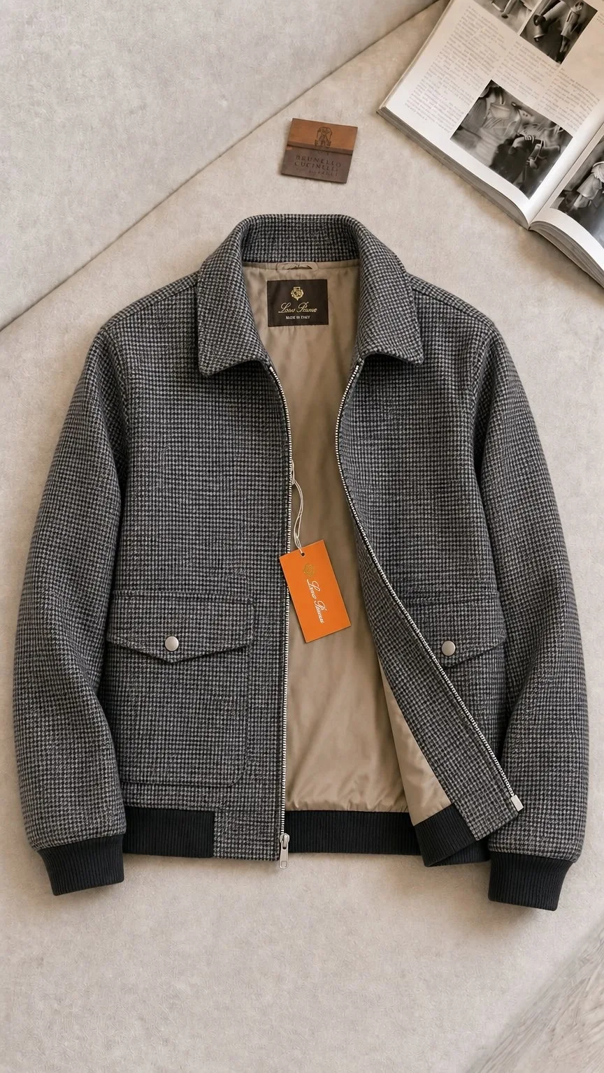 Куртка Loro Piana Premium из кашемира и шерсти — фото 38