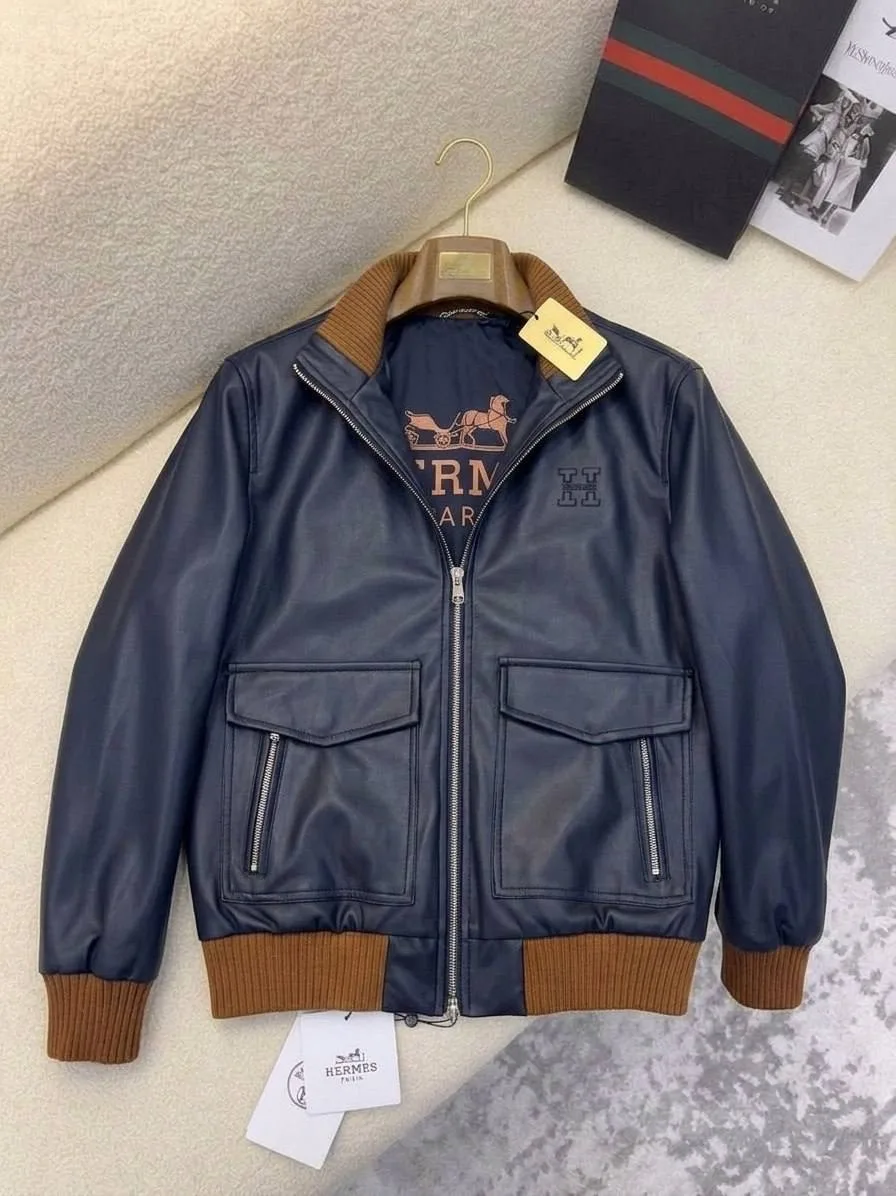 Куртка HERMES из Эка Кожа — фото 3