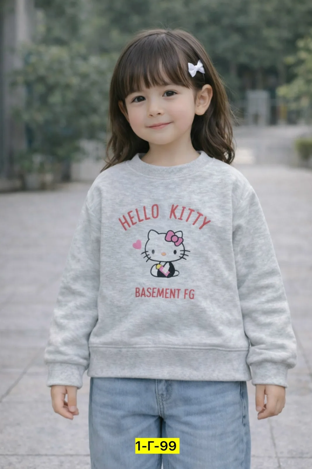 Худи Hello Kitty Свитшот, двунитка — фото 1