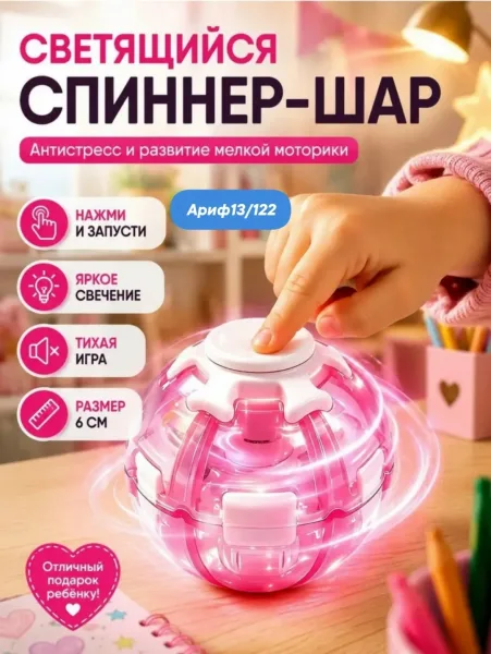 Светящийся шар-антистресс для снятия напряжения — фото 4