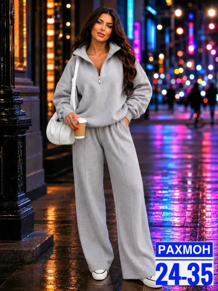 Костюм-двойка, о котором мечтает каждая милашка флис — фото 1