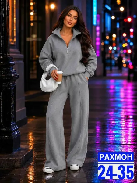 Костюм-двойка, о котором мечтает каждая милашка флис — фото 3