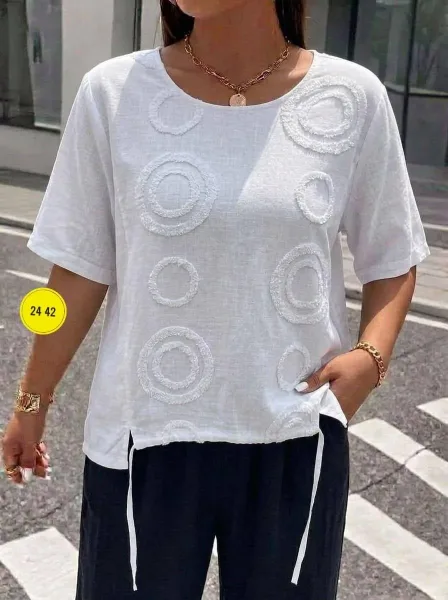 Кофточка из натурального льна — фото 6