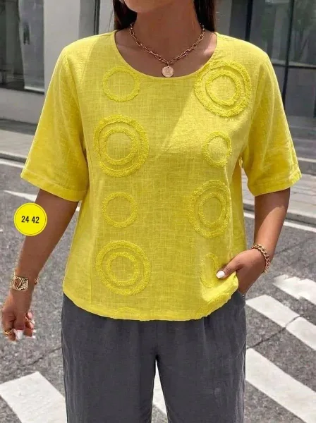 Кофточка из натурального льна — фото 7
