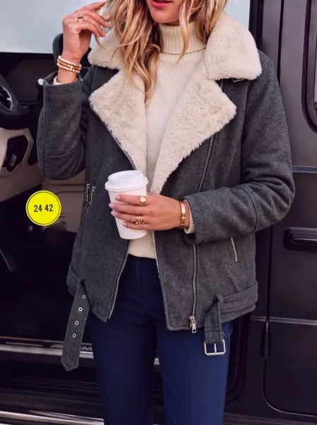 Дубленка, кашемир — фото 14