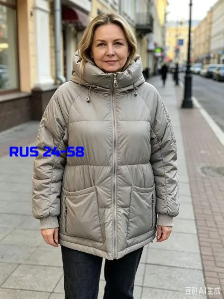 Женская куртка с подкладкой и рабочими карманами — фото 4