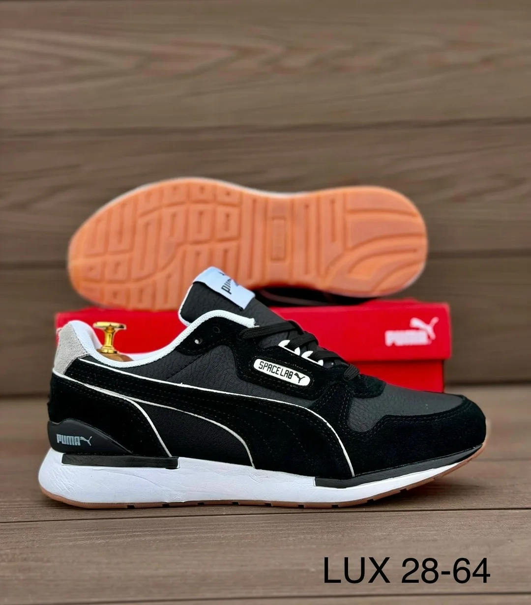 Кеды PUMA мужские из натуральной замши и кожи — фото 4