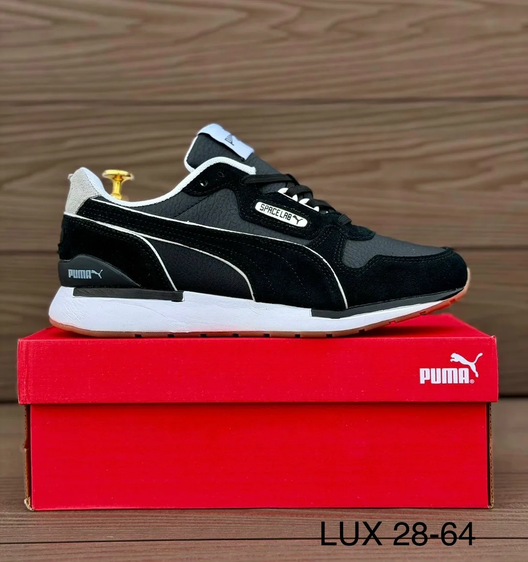Кеды PUMA мужские из натуральной замши и кожи — фото 5