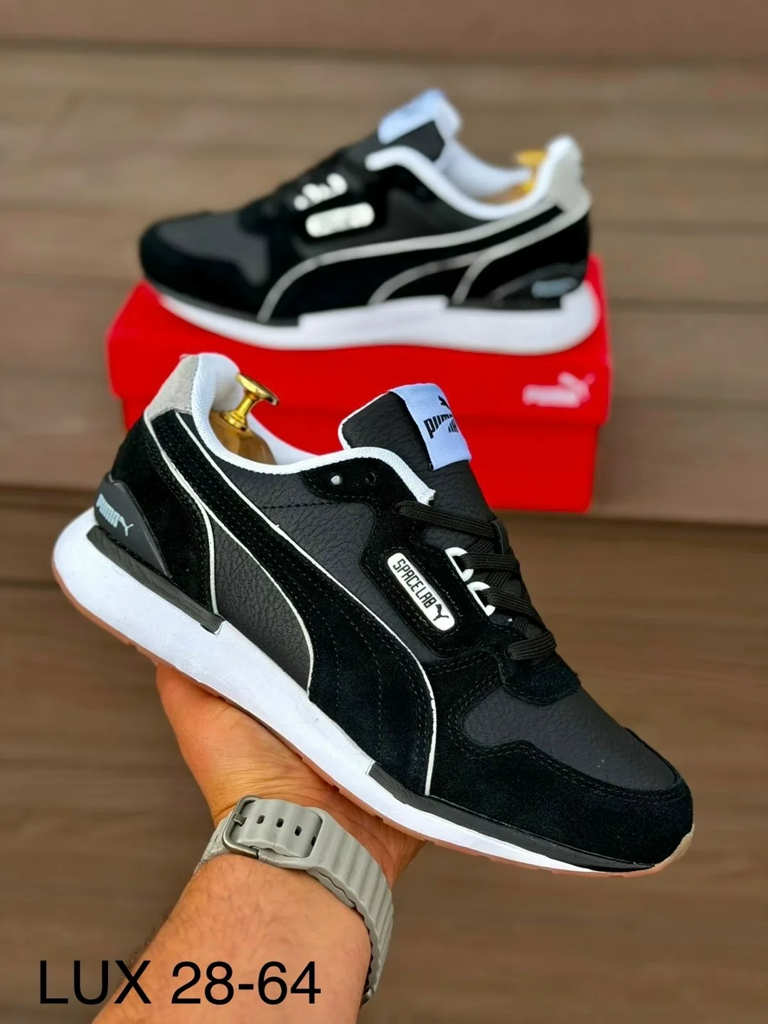 Кеды PUMA мужские из натуральной замши и кожи — фото 6