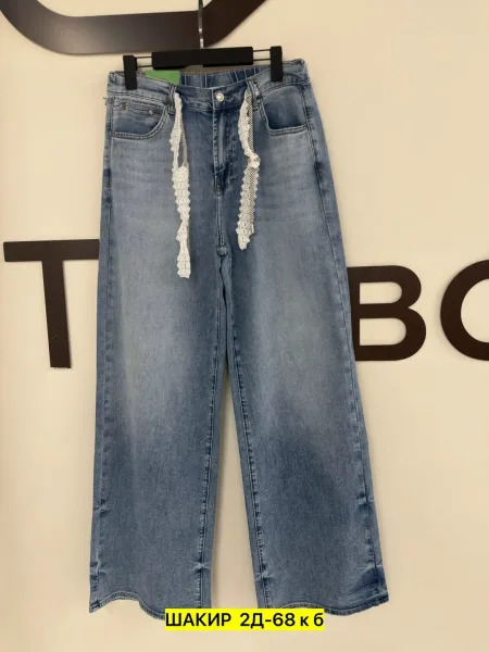 Брюки, джинсовые — фото 20